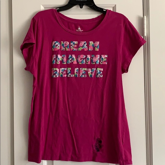 Disney Tops - 3/$15 Magenta Disney Parks t-shirt